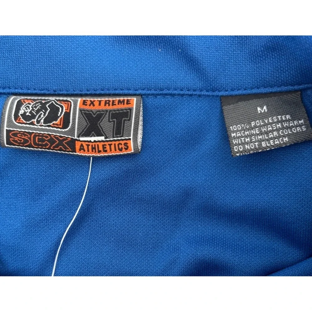 SCX Extreme Athletics Mens M Vibrant Blue Jacket New York Activewear